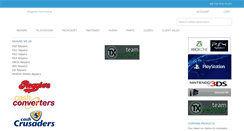 Desktop Screenshot of consolerepair.co.za
